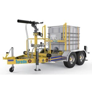 Suppression des incendies dans les remorques en mousse