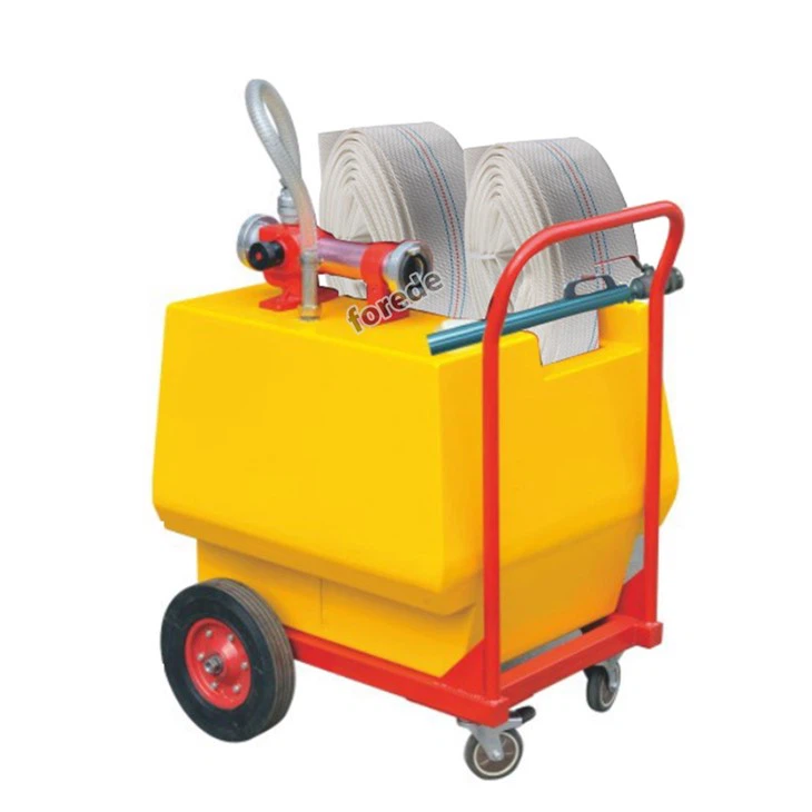 Unité mobile de chariot à chariot à mousse pour la lutte contre l'incendie