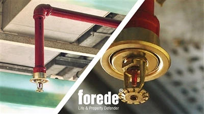 Sprinkler à sec pour le système de sécurité incendie