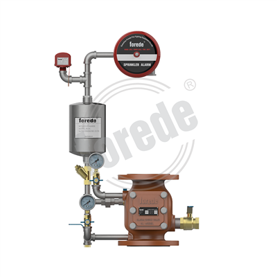 Valve d'alarme humide pour système d'arrosage